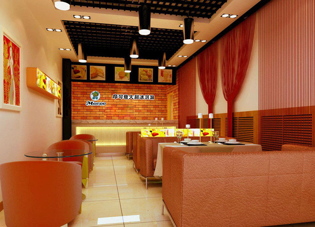 摩可冰激凌店门面